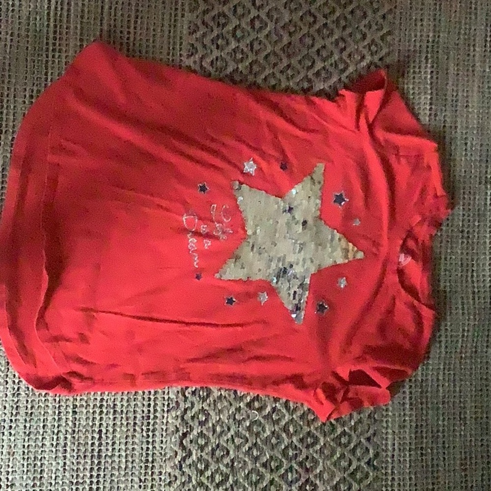 Red gray an blue life is a dream kids shirt